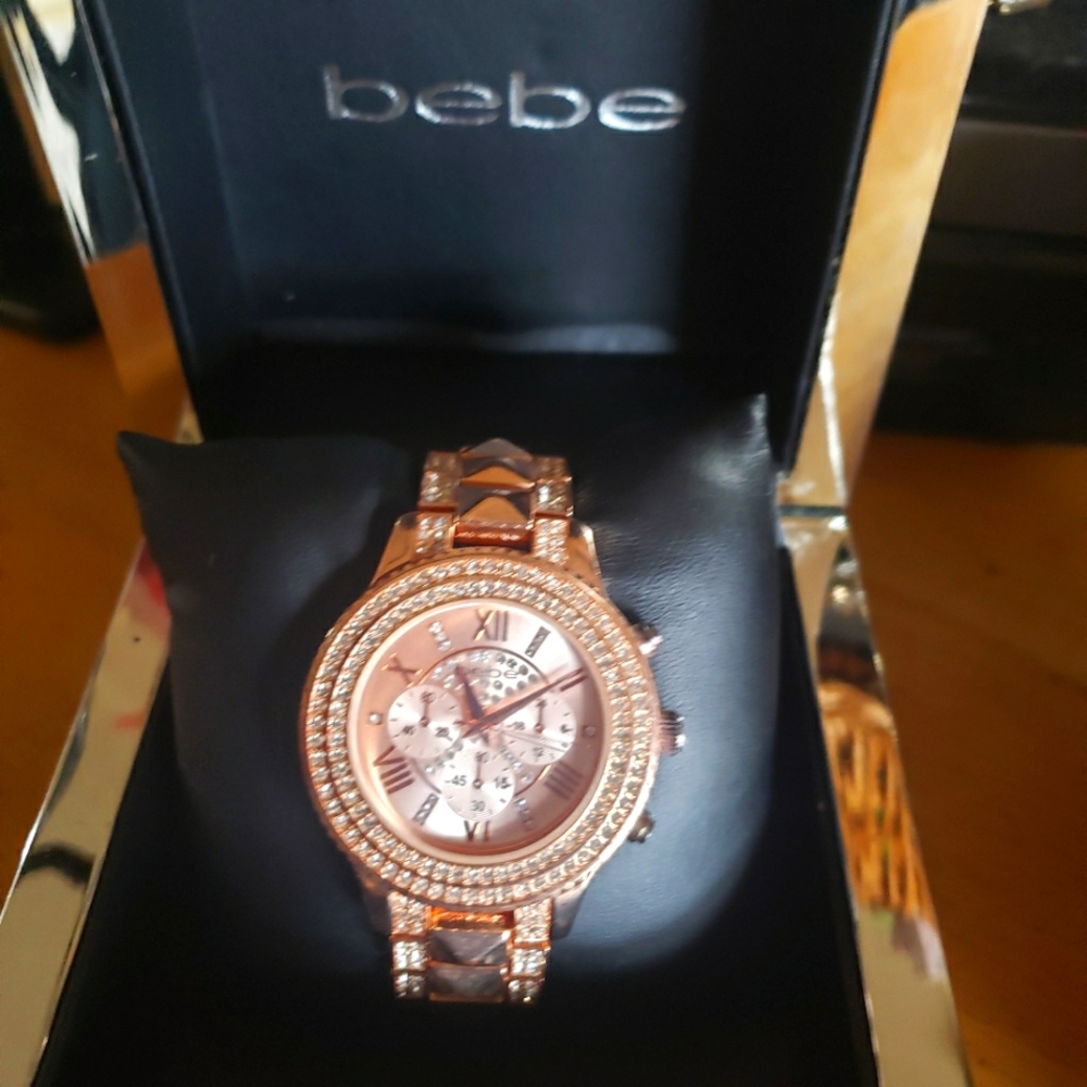 BEBE ROSE GOLD WATCH